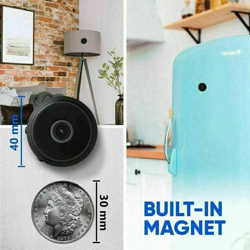 Mini Hidden Spy Camera Wireless Wifi IP Home Security 1080P HD DVR