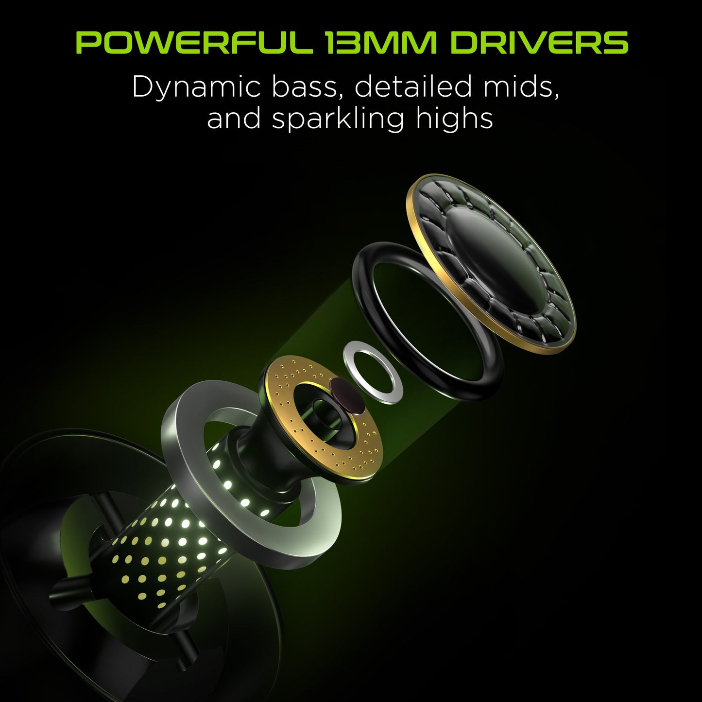 HyperGear CobraStrike True Wireless Gaming Earbuds mit verzögerungsfreiem Sound