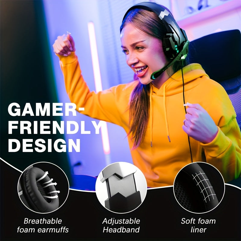 PS5 Wired Gaming Headset with 40mm Surround Sound-1