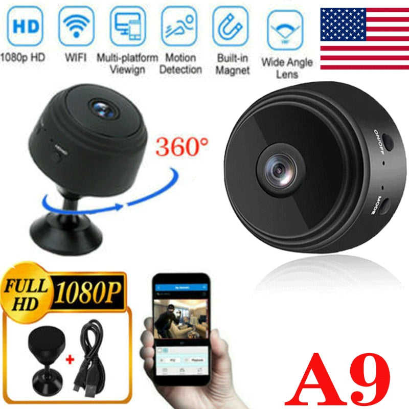 Mini Hidden Spy Camera Wireless Wifi IP Home Security 1080P HD DVR