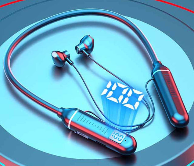 Kabellose Bluetooth-Ohrhörer Silikon-Schleife Sport