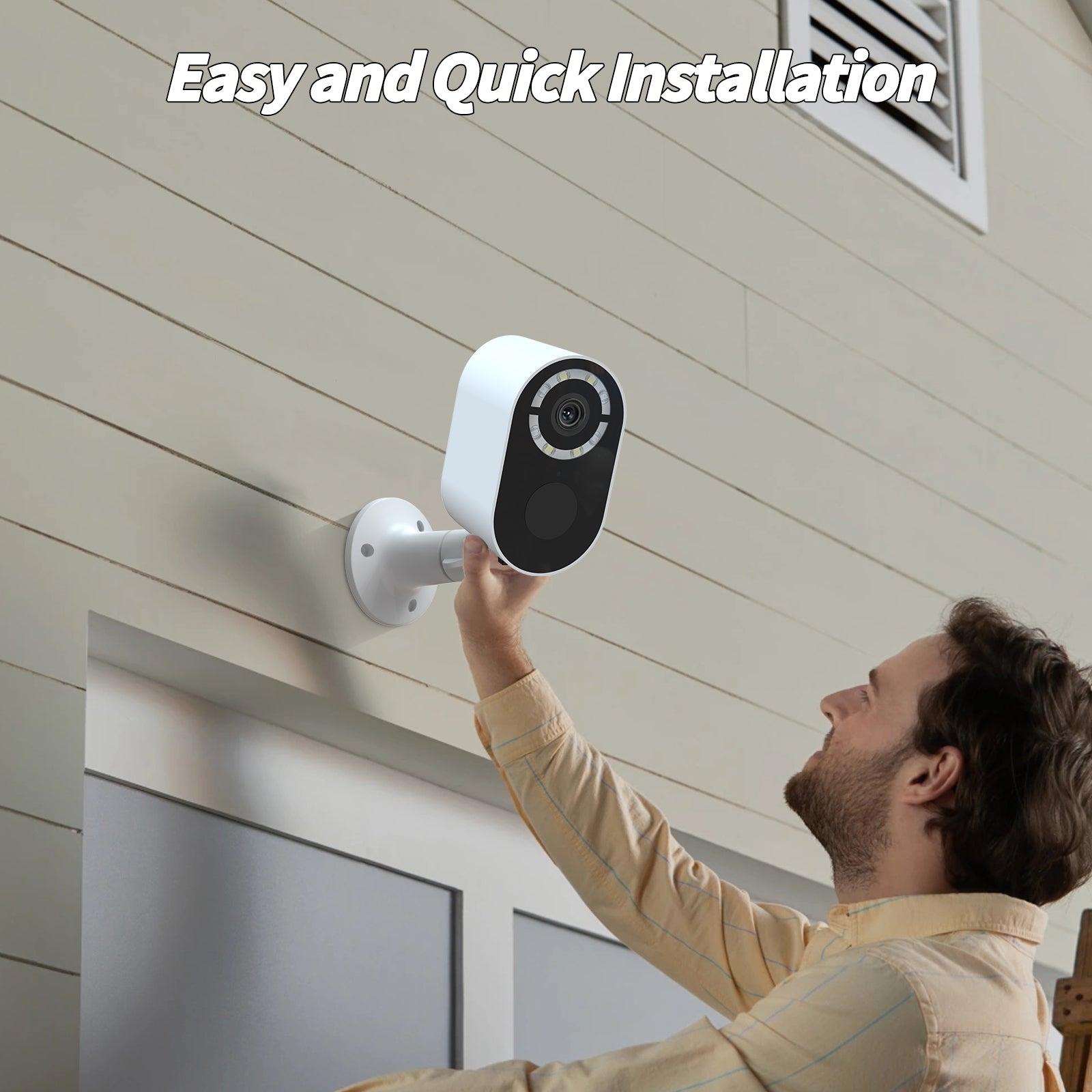 Solar Battery Security Camera Wireless Wifi CCTV Solar Powered Camera