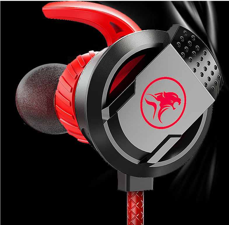 Kabelgebundenes Handy Computer Headset In-Ear Gaming mit langem Mikrofon