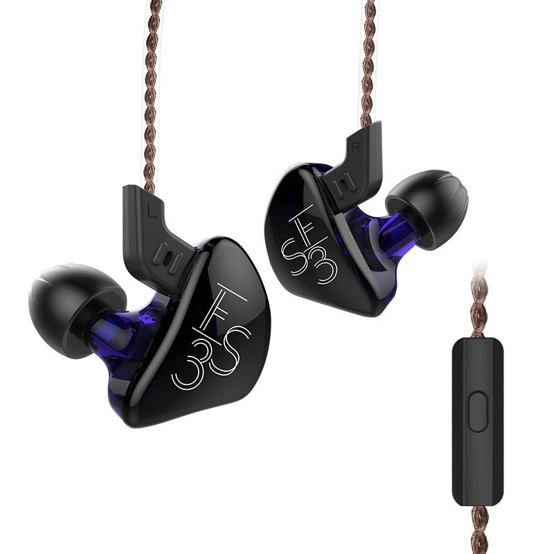 In-Ear-Subwoofer aus Eisen mit kabelgebundenen Kopfhörern