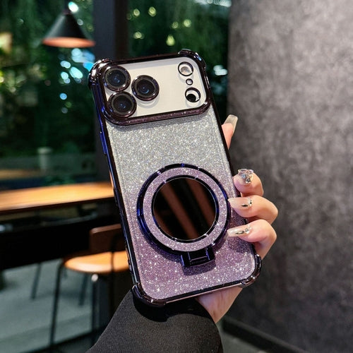 Gradient Flash Mirror Phone Cases in Multiple Colors for Stylish