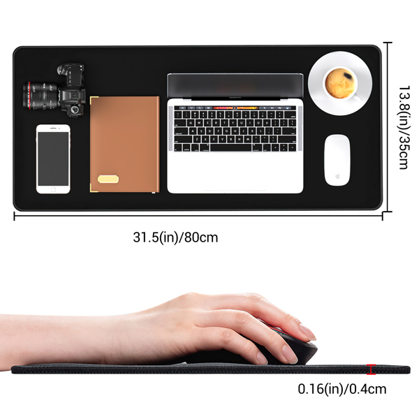 Wasserdichte Computer-Tastaturmatte, extragroßes Gaming-Mauspad