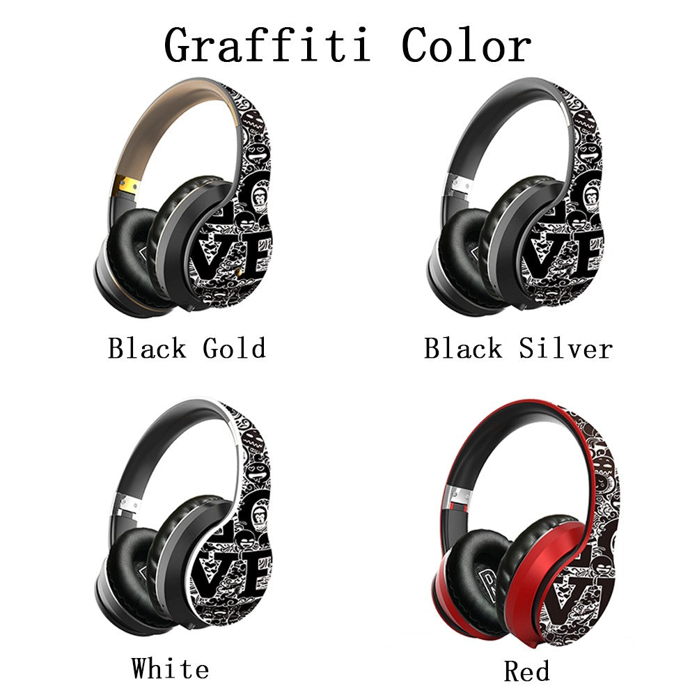 Graffiti kabellose Headsets Bluetooth Stereo Kopfhörer mit Mikrofon