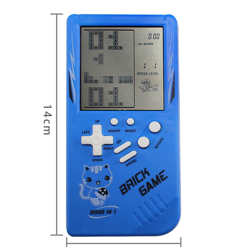 Retro Kindheit Tetris Handheld-Spieler Gelb