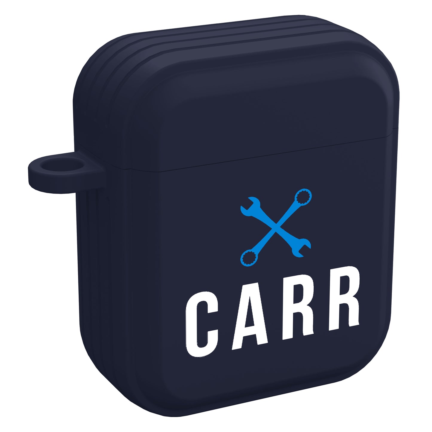 Custom Logo HDX Navy Hülle für Apple AirPods Gen 1, 2, 3 & Pro