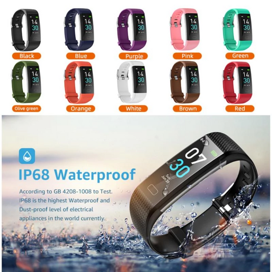 Wasserdichtes Sport-Smart-Armband Gesundheitsmonitor Smartwatch