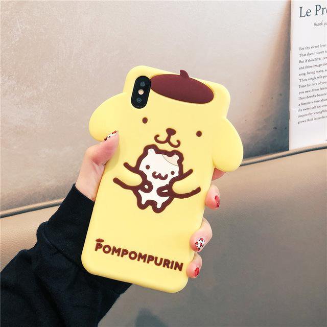 My Melody Cinnamoroll Pompompurin iPhone Case