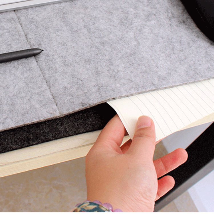 Locking Edge Felt Desk Mat