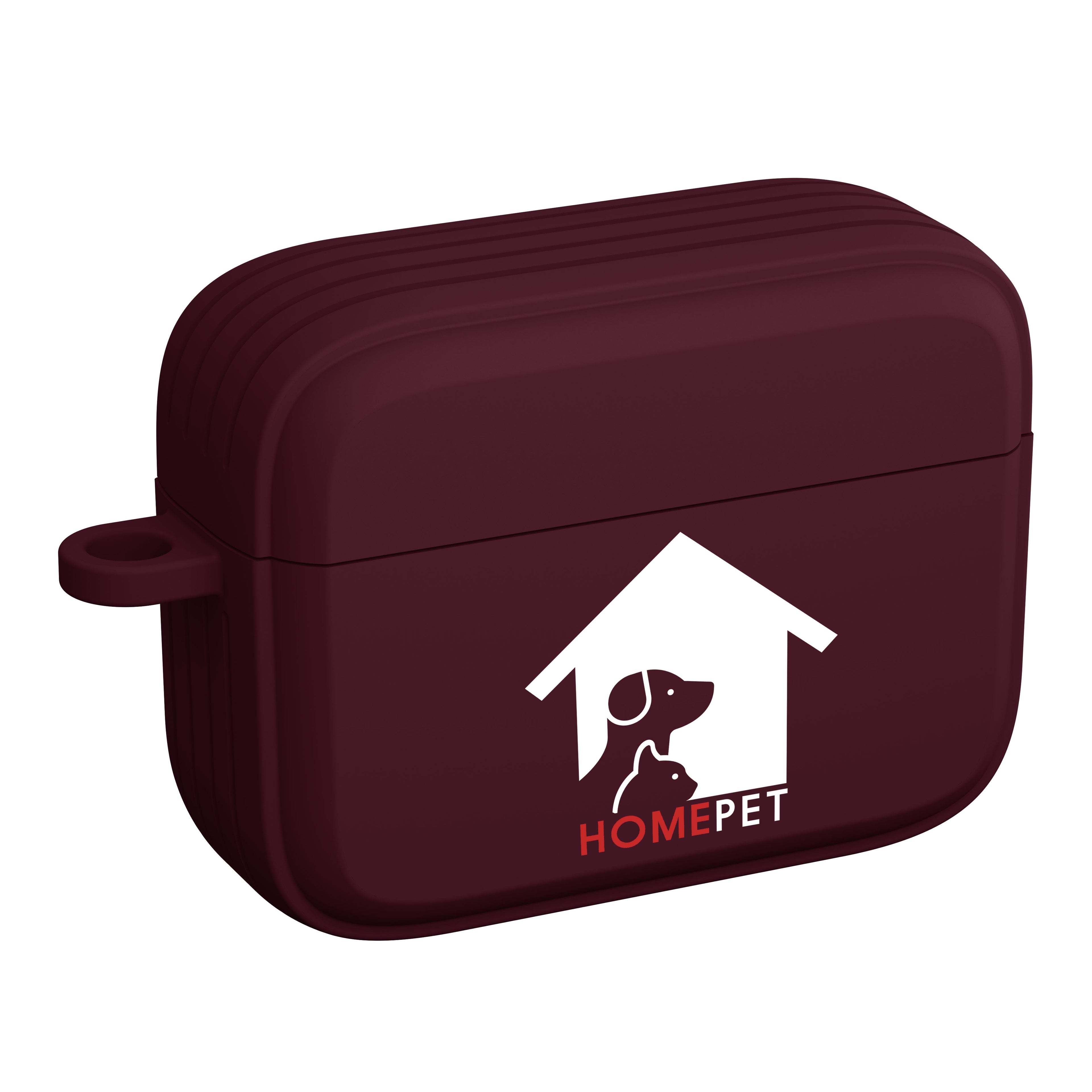 Custom Logo HDX Maroon Case Cover for Apple AirPods Gen 1, 2, 3 & Pro