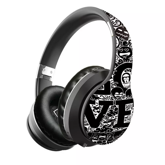 Graffiti kabellose Headsets Bluetooth Stereo Kopfhörer mit Mikrofon