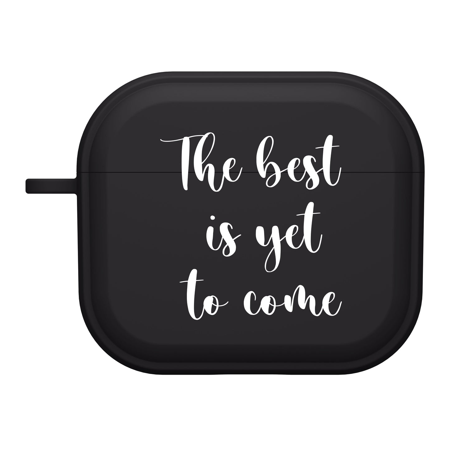 Funda HDX negra de texto personalizado para Apple AirPods Gen 1, 2, 3 y Pro