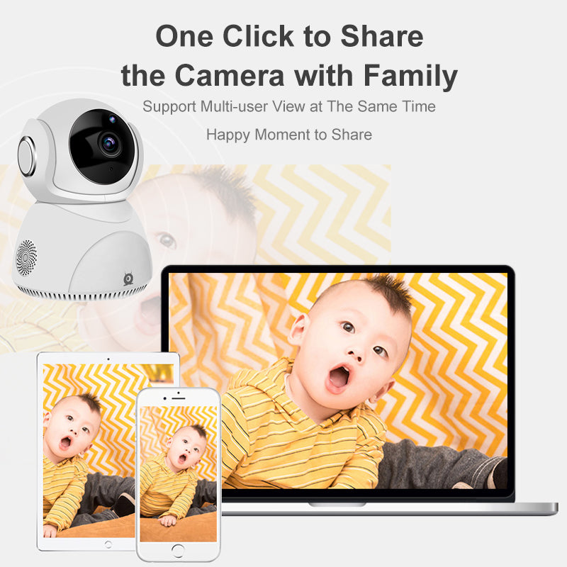 HD 1080P Kamera 360° Panorama PTZ WLAN-Kamera