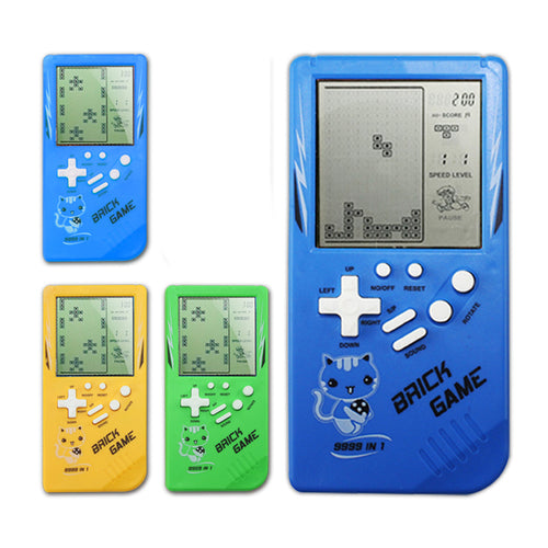 Retro Kindheit Tetris Handheld-Spieler Gelb