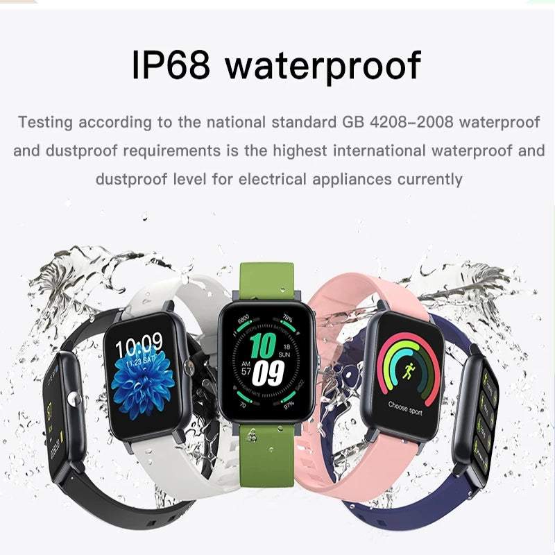 Vollbild-IP68-wasserdichte ultradünne Smartwatch