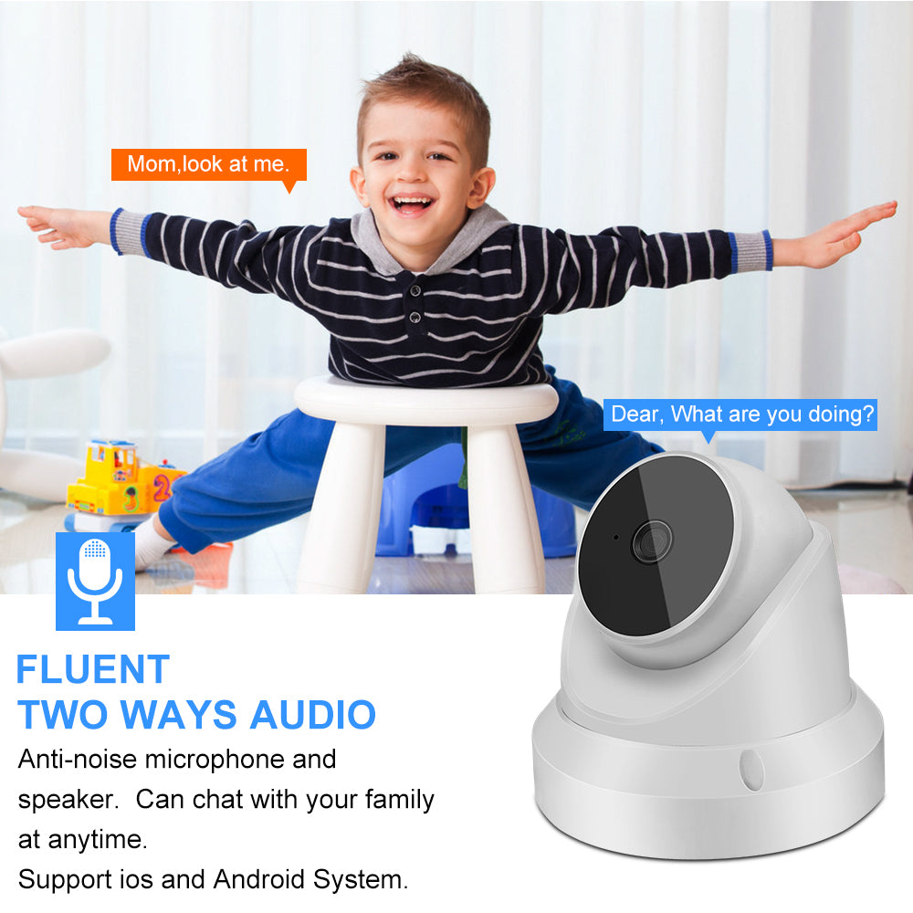 Cámara IP WiFi Vigilabebés Cámara de seguridad para el hogar