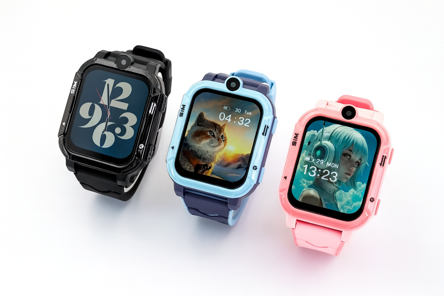 4G Kids Smartwatch Android with GPS Camera Sim Card for Boys Girls