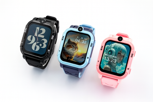 4G Kinder Smartwatch Android mit GPS Kamera SIM-Karte für Jungen Mädchen