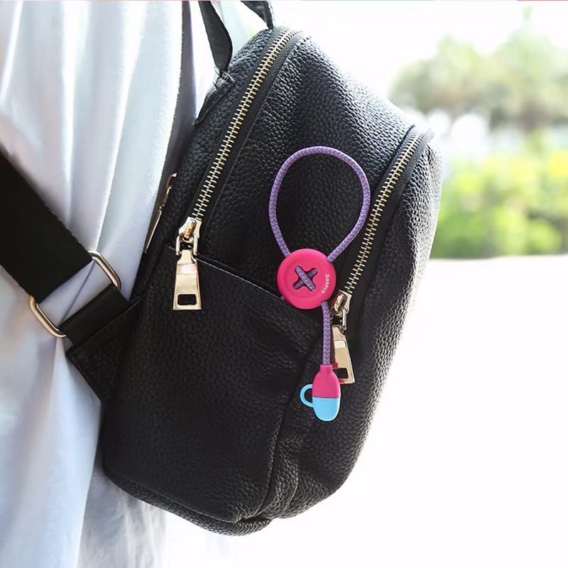Braided Button Lightning Cable