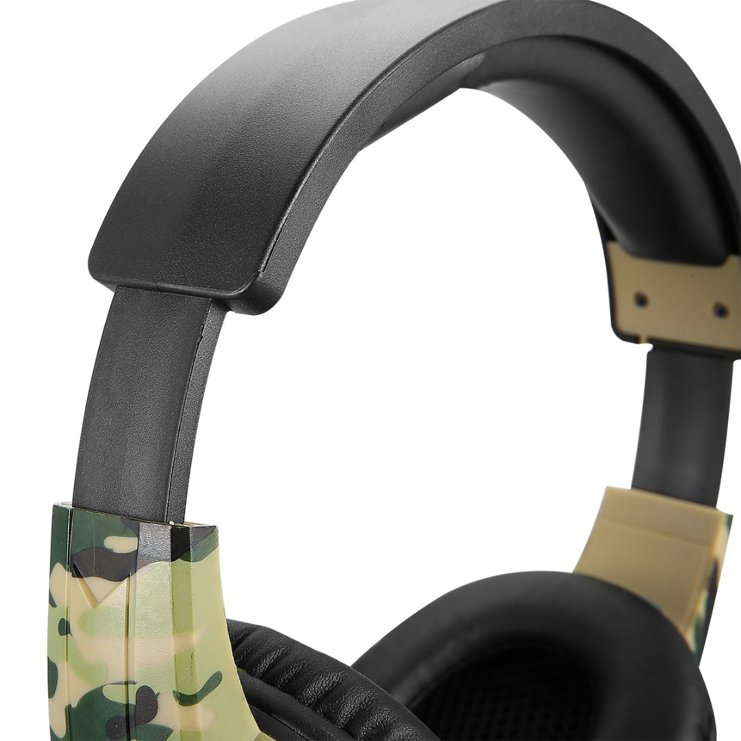 Auriculares gaming de 3,5 mm con sonido envolvente estéreo para PS4, ordenador portátil y Xbox