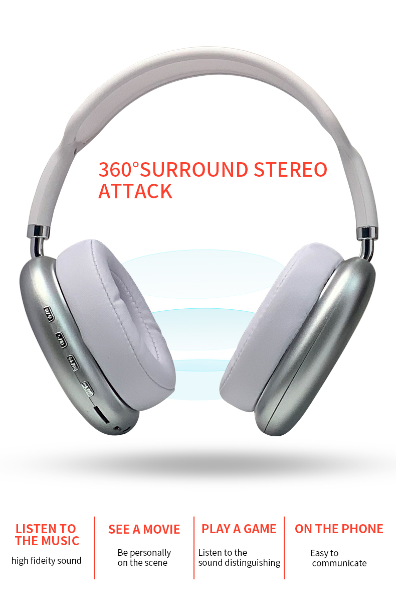 Nuevos auriculares inalámbricos HIFI estéreo Bluetooth 2021