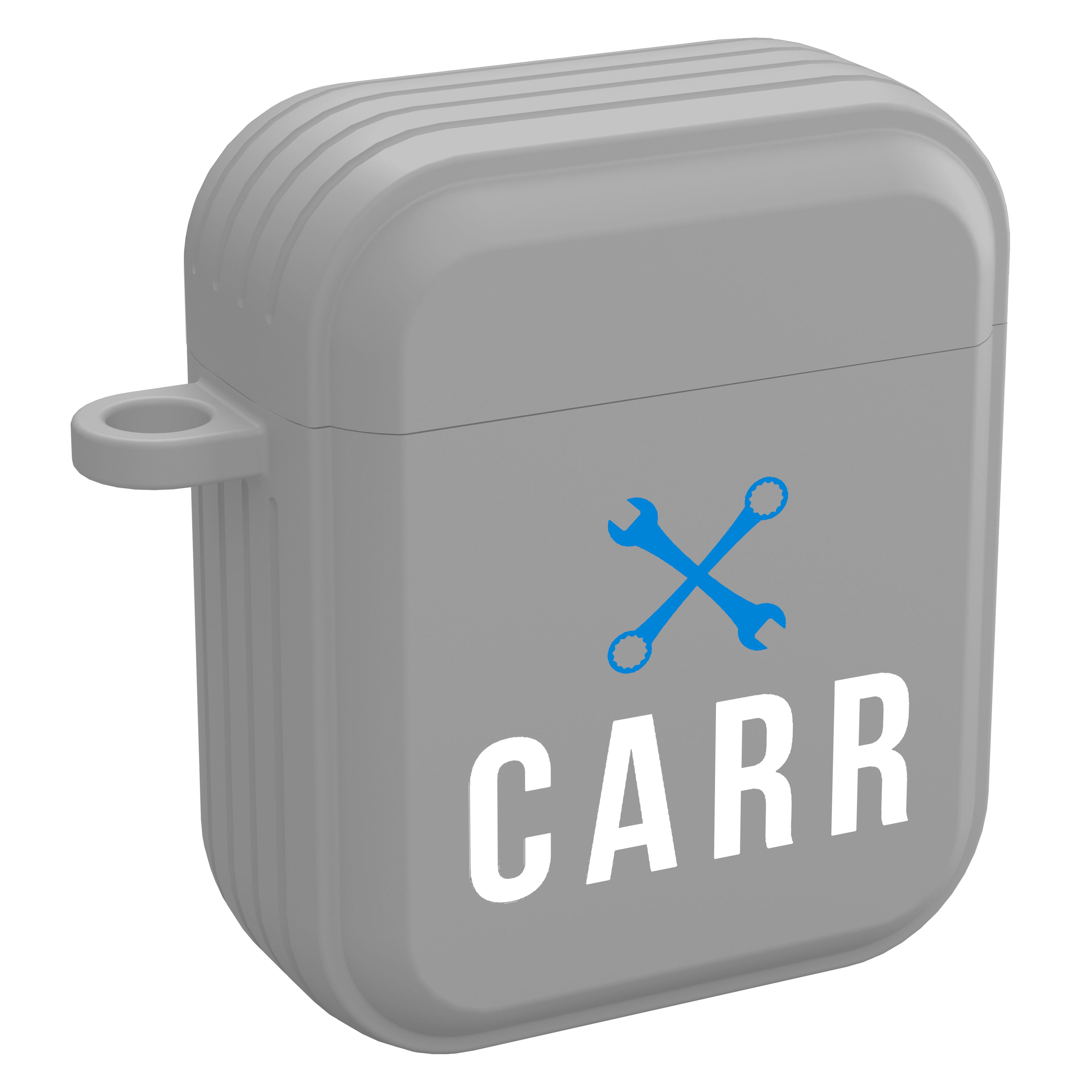Custom Logo HDX Gray Case Cover for Apple AirPods Gen 1, 2, 3 & Pro