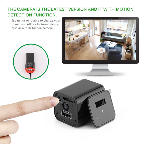 Versteckte Kamera HD 1080P USB-Ladegerät für Haussicherheit