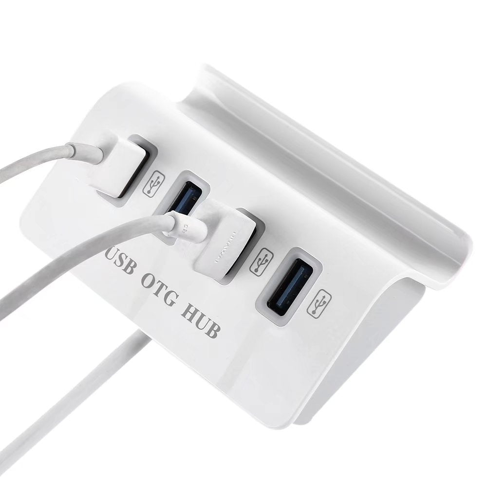 en 1 USB OTG Hub Soporte para Teléfono con Cabeza Micro USB