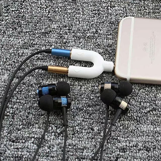 Divisor de Auriculares con Conector 1 a 2