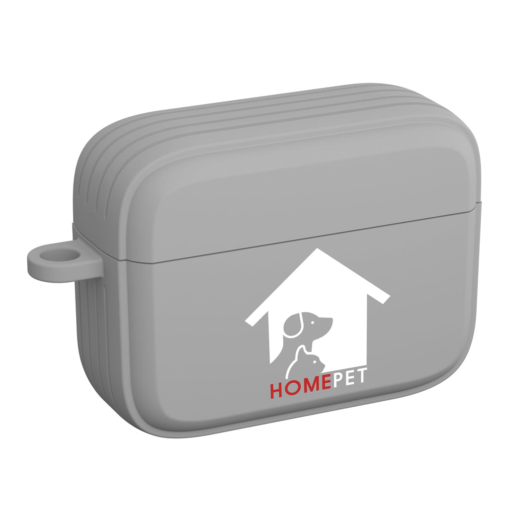 Custom Logo HDX Gray Case Cover for Apple AirPods Gen 1, 2, 3 & Pro