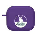 Custom Logo HDX Purple Case Cover for Apple AirPods Gen 1, 2, 3 & Pro