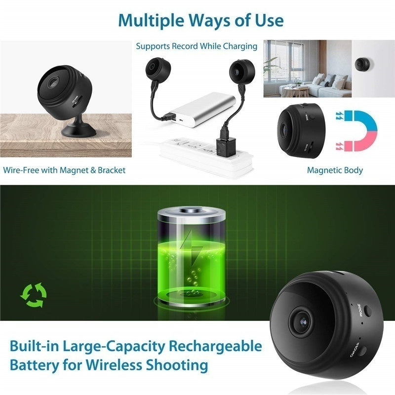 Cámara A9 Mini WIFI HD 1080P de Seguridad para el Hogar