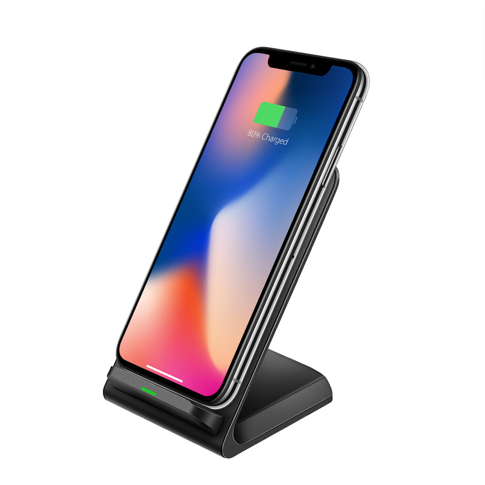 Kabelloser Handy-Ständer 10W Schnelles Laden Qi Kabelloses Ladegerät