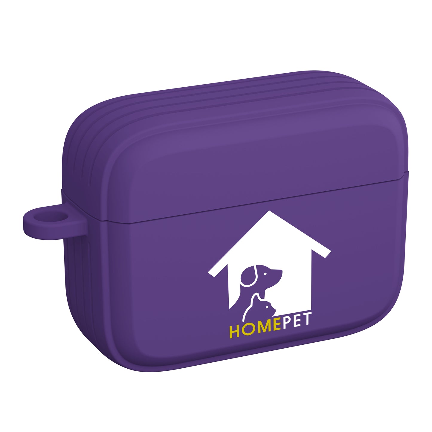 Custom Logo HDX Lila Hülle für Apple AirPods Gen 1, 2, 3 & Pro