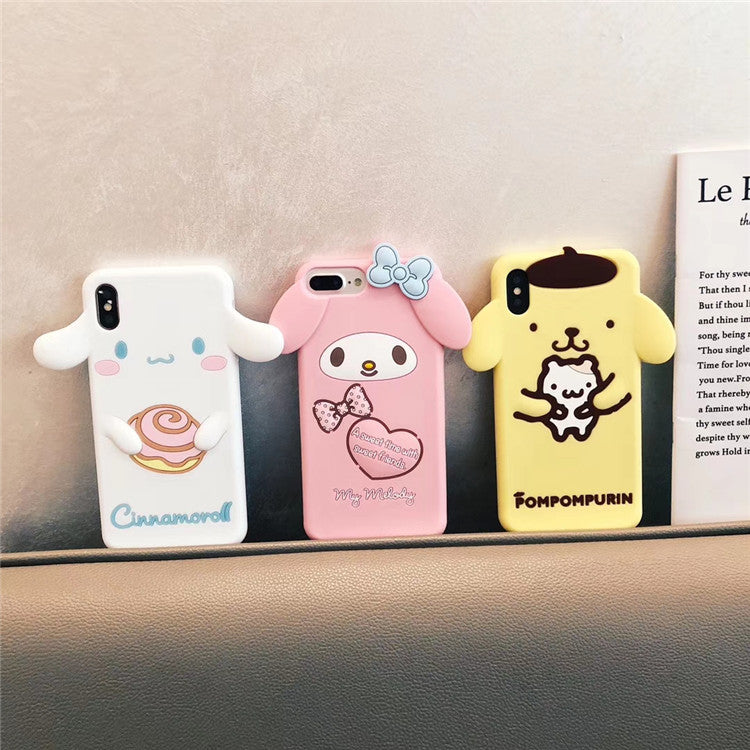 My Melody Cinnamoroll Pompompurin iPhone Case