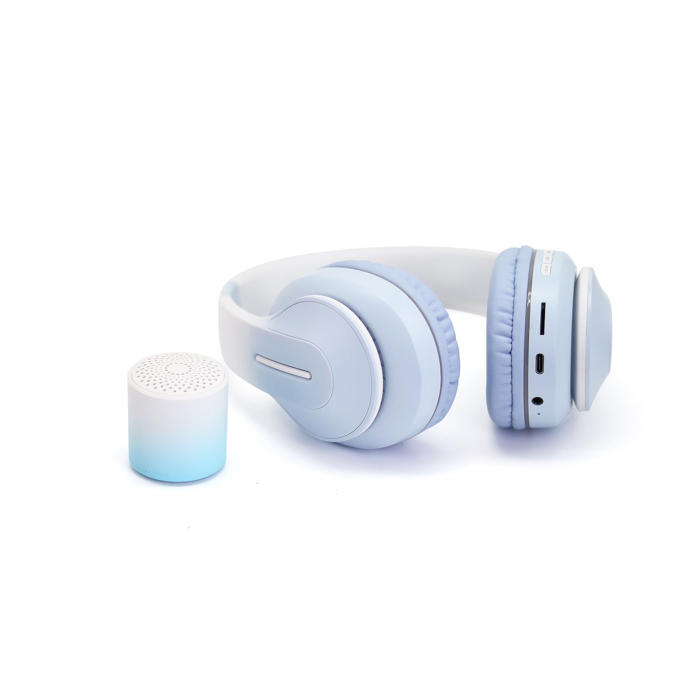 ZTECH Pastel Duo - Auriculares inalámbricos y minialtavoz a juego