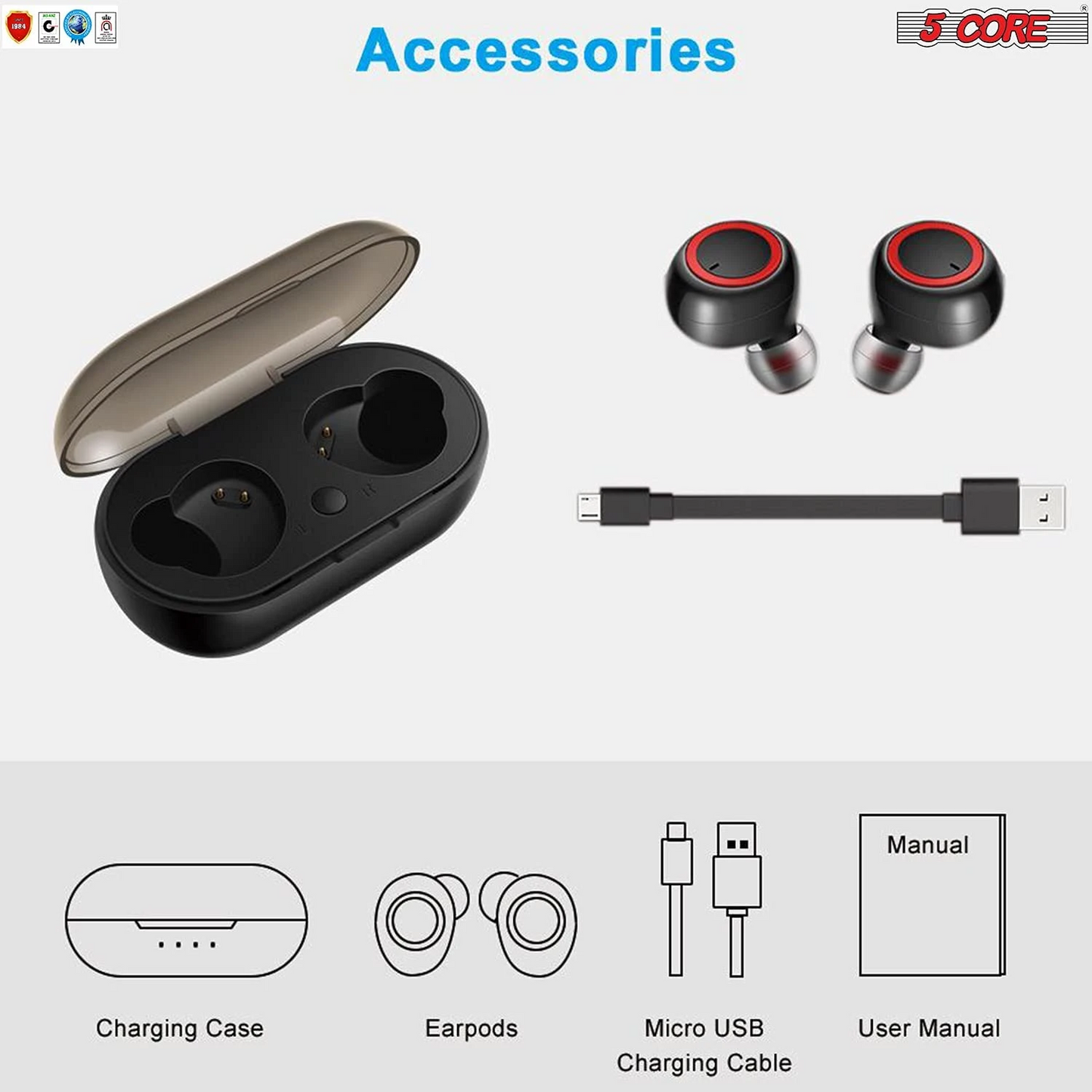 Bluetooth Kopfhörer Kabellose TWS Bluetooth Ohrhörer