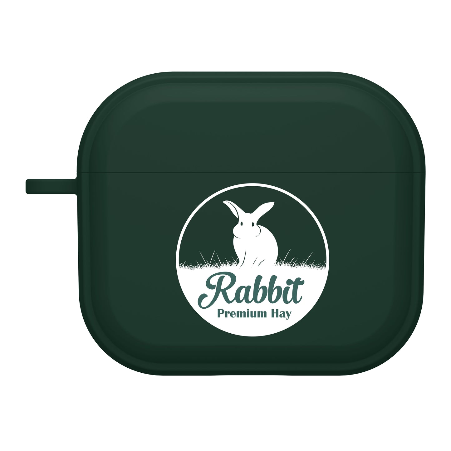Funda personalizada HDX verde con logo para Apple AirPods Gen 1, 2, 3 y Pro