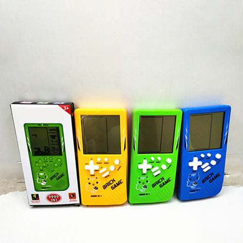 Retro Kindheit Tetris Handheld-Spieler Gelb