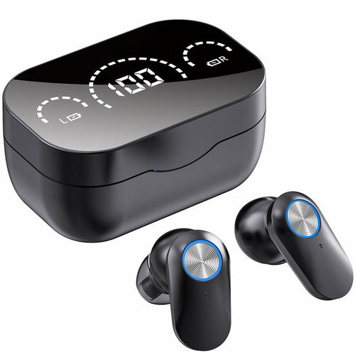 Kabelloses Bluetooth-Headset mit hoher Akkulaufzeit und Touch-Taschenlampe