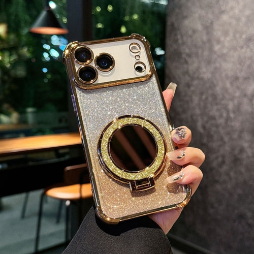 Gradient Flash Mirror Phone Cases in Multiple Colors for Stylish
