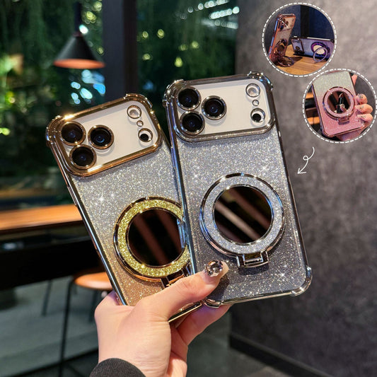 Gradient Flash Mirror Phone Cases in Multiple Colors for Stylish