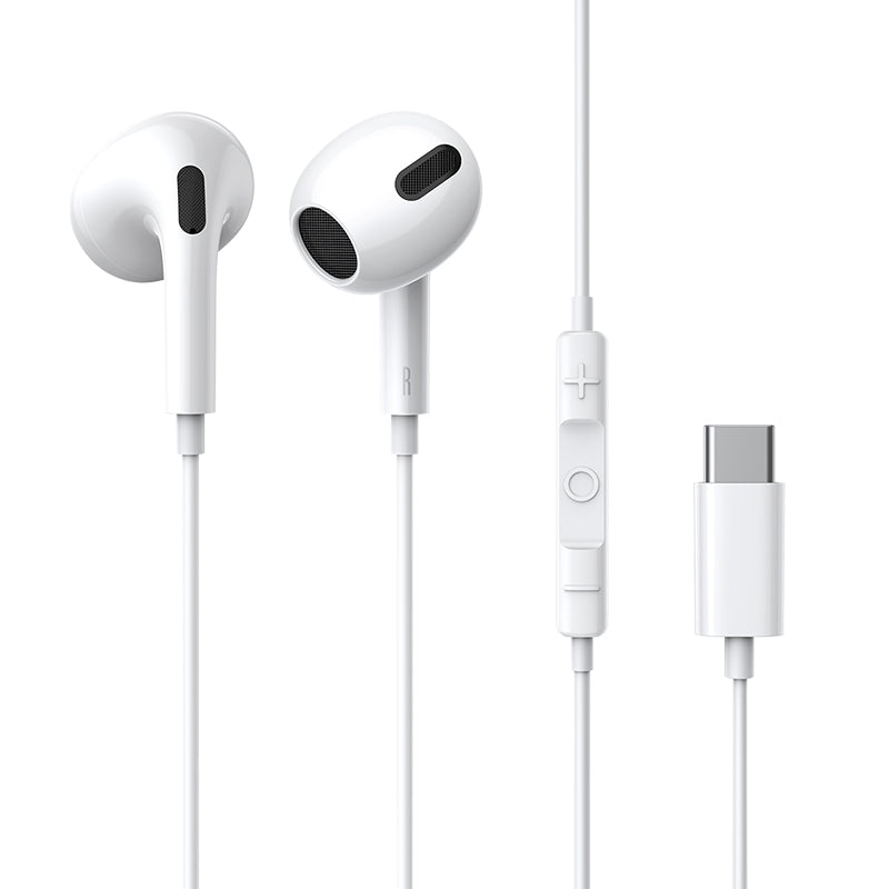 Auricular con cable tipo C intrauditivo lateral