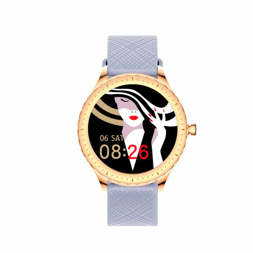 Smart Watch Redondo Esfera Multifunción para Mujer