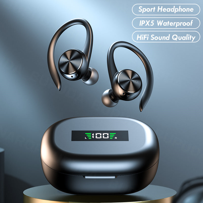 Kabelloses Bluetooth-Headset, binaural, zum Einhängen