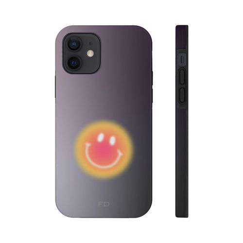 Smiley Face Tough Case für iPhone mit kabellosem Laden