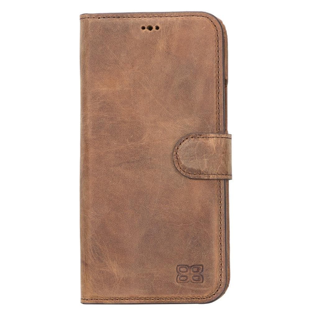 Funda tipo Cartera Desmontable con Revestimiento de Cuero Completo para Apple iPhone Serie 13